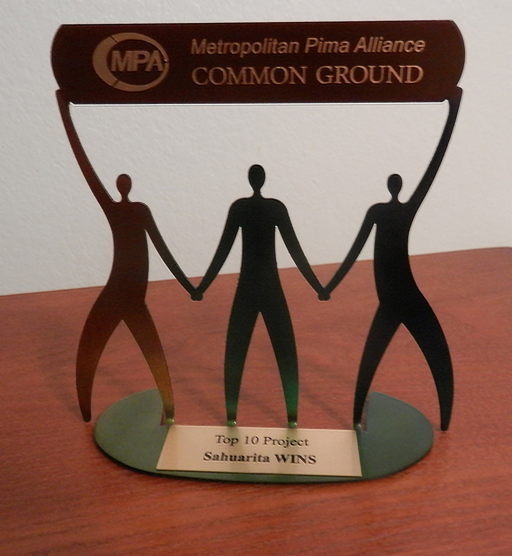 Sahuarita Times: Sahuarita WINS! Receives Common Ground Award - Product design