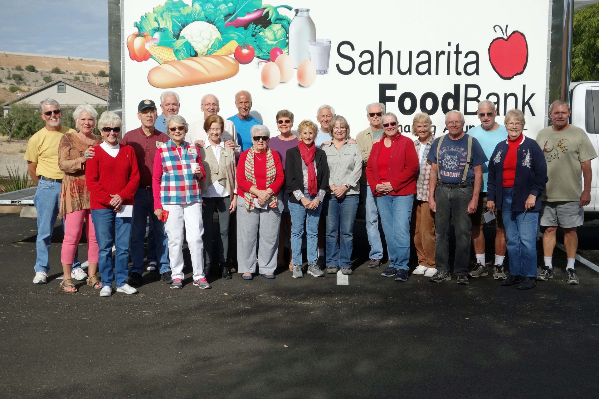 Community Residents Give Back - Sahuarita Food Bank