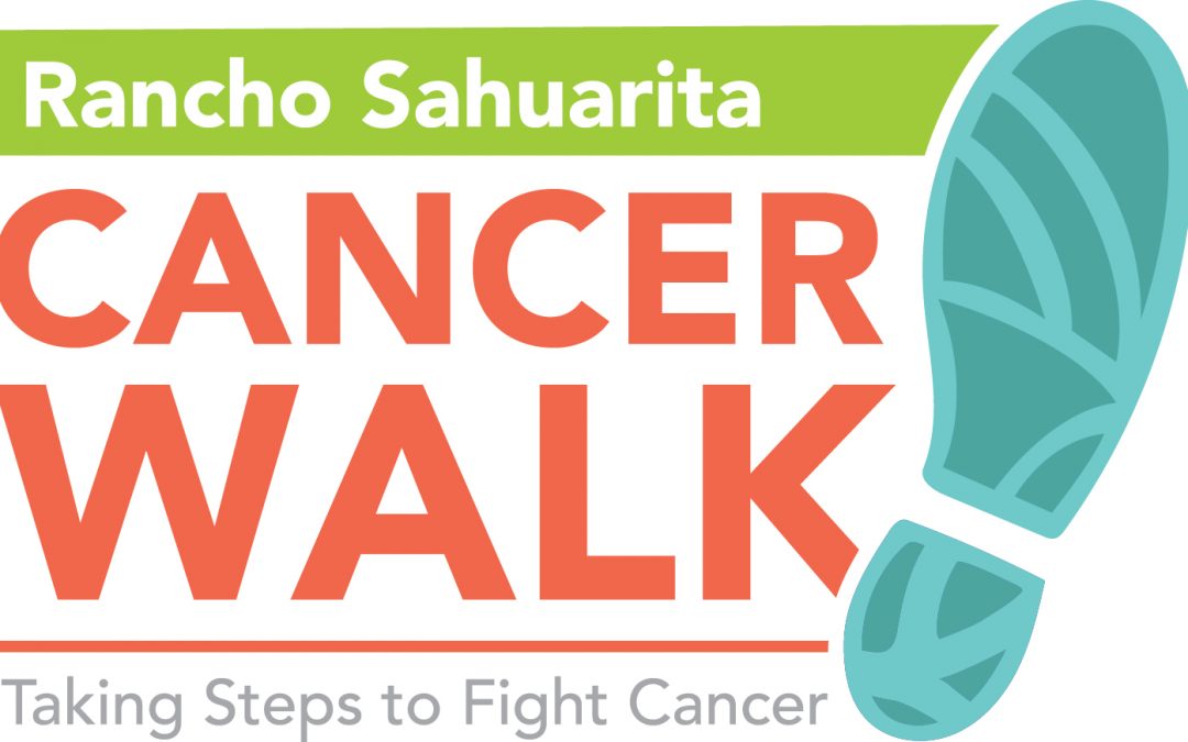 Rancho Sahuarita Cancer Walk March 30th - Register Today! - Graphic design