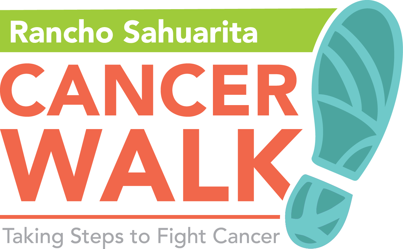 Rancho Sahuarita Cancer Walk March 30th - Register Today! - Graphic design