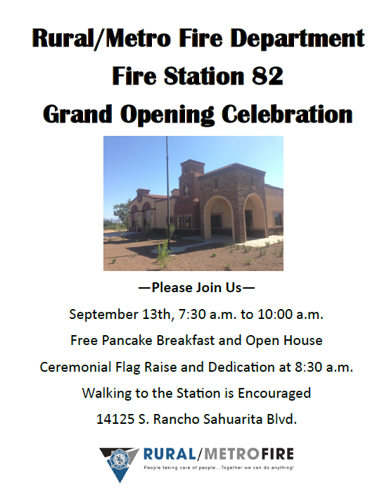 Rural/Metro Fire Station 82 to Hold Grand Opening - Rural/Metro Fire Station 79