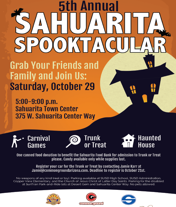5th Annual Sahuarita Spooktacular! - Poster