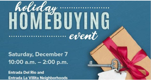 Holiday Homebuying Event in Rancho Sahuarita - Saturday, December 7th! - Product