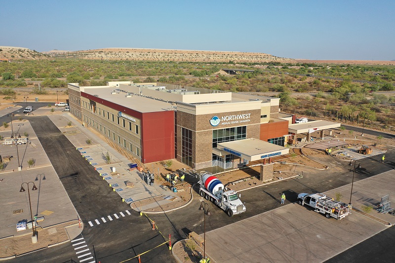 Northwest Medical Center Sahuarita to Open in November - Aerial photography