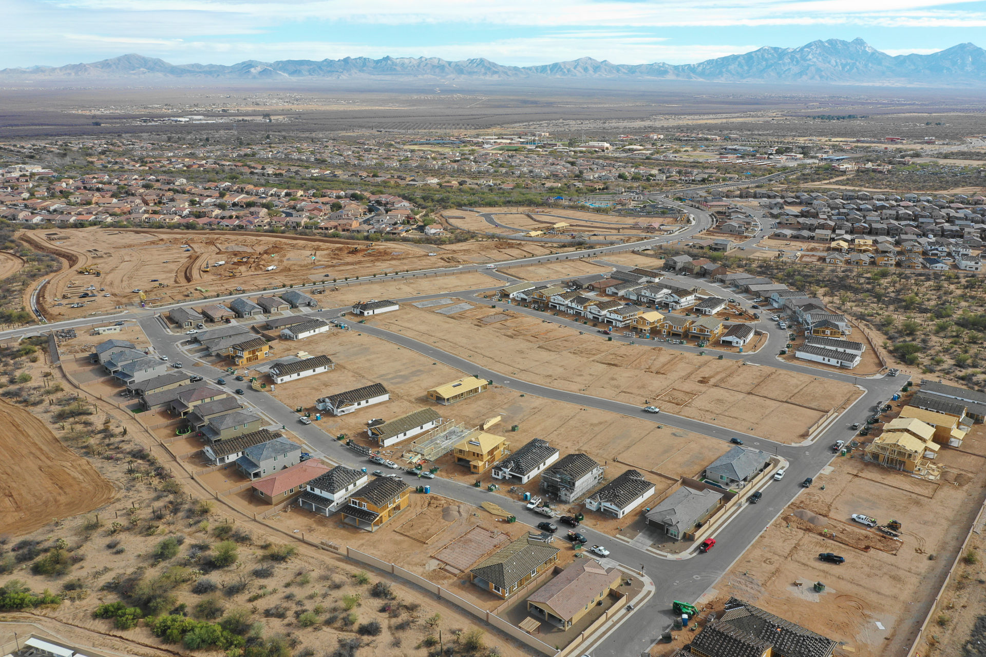 Source: Sahuarita Sun: "Rancho Sahuarita sees huge demand for new homes" - Aerial photography