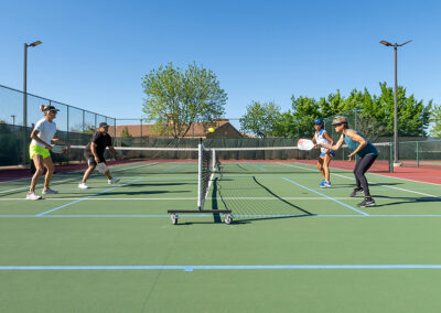people playing tennis