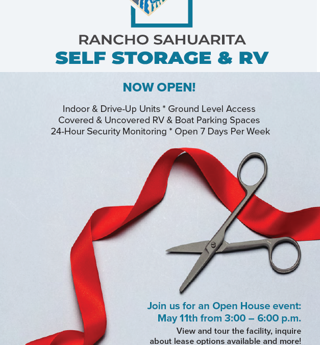 RELEASE: Rancho Sahuarita Self Storage & RV Now Open in Rancho Sahuarita