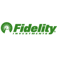 Fidelity Investments logo featuring a green stylized pyramid and sunburst icon to the left of the bold green text "Fidelity INVESTMENTS" on a white background.
