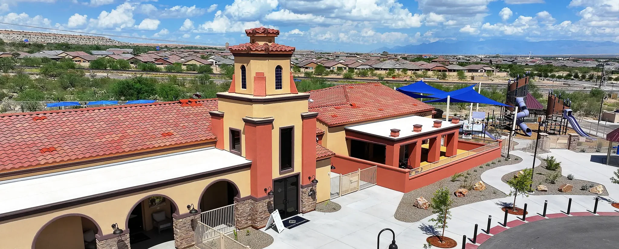 Aerial view of Club Del Toro